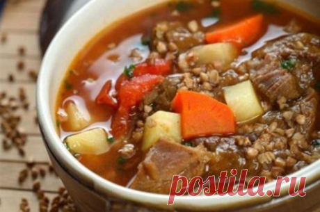 Супы со свининой и крупами –