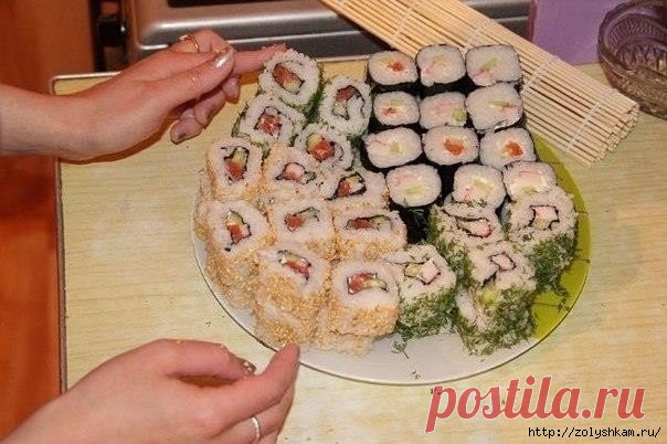 Мастер-класс по приготовлению ролл