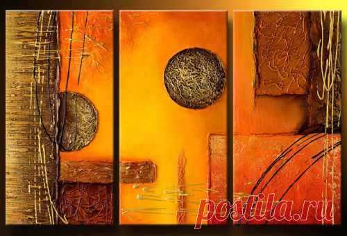 Cuadros Abstractos Modernos En Acrilico Texturados-relieves - $ 1.299,99 en Mercado Libre