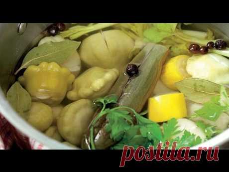 Маринованные патиссоны / Простые рецепты