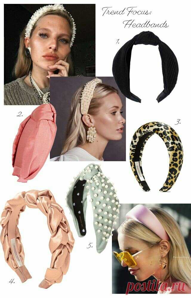 Какие ободки для волос в моде в 2020 году? ФОТО | New Trend | Дзен