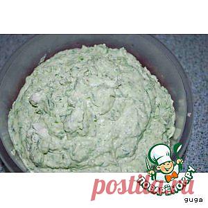 Дип из брынзы, черемши и зелени - кулинарный рецепт