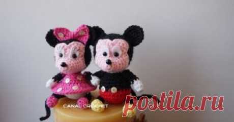 Mickey y minnie amigurumi tutorial Blog amigurumis y crochet.