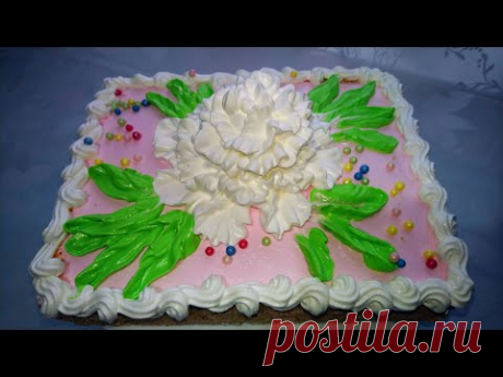 ДЕЛАЮ ТОРТ С БОЛЬШИМ ЦВЕТКОМ 🌸