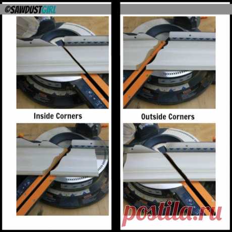 How to Cut Crown Molding using easy Templates - Sawdust Girl®