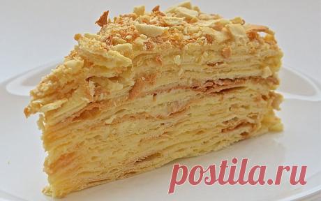 Торт «Наполеон» по классическому рецепту – Вкусные Рецепты