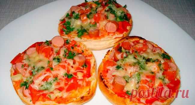 Пицца из булочек | Быстро и Вкусно