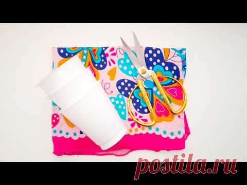 Идея использования пластикового стаканчика, The idea of using a plastic cup