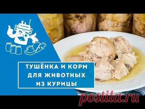 ТУШЁНКА ИЗ КУРИЦЫ И КОРМ ДЛЯ ЖИВОТНЫХ / ГОТОВИМ САМИ В АВТОКЛАВЕ 