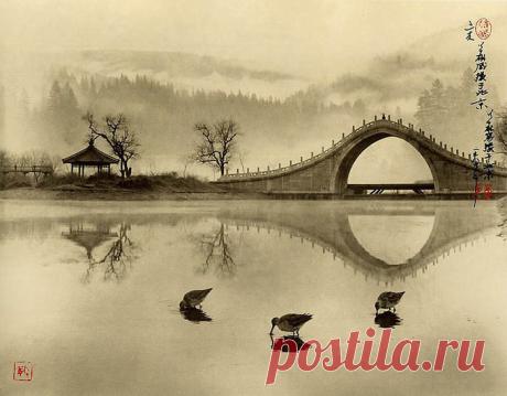 Фотографии в стиле традиционной китайской живописи