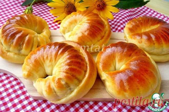 Сдобные булочки с ореховой начинкой Кулинарный рецепт