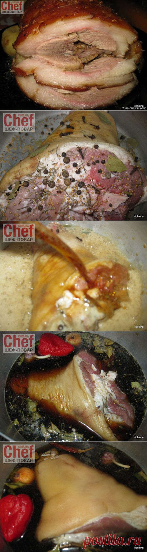 Самый удачный рецепт рульки на Пасху