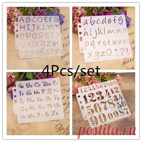 13*13 см 5 дюймов цифр 0 9 практика DIY слоя раскраска для скрапбукинга гравировка альбом декоративная живопись шаблон Трафареты|Трафареты| | АлиЭкспресс