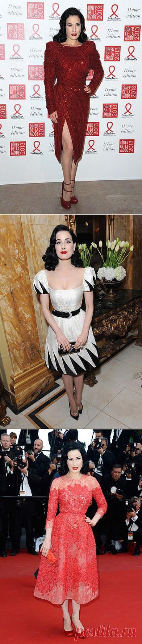 Королева бурлеска: стиль Диты фон Тиз.