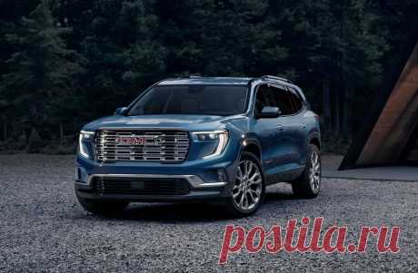 Внедорожник GMC Acadia 2024: цена, фото, комплектация, салон
