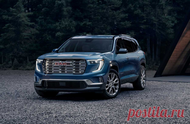 Внедорожник GMC Acadia 2024: цена, фото, комплектация, салон
