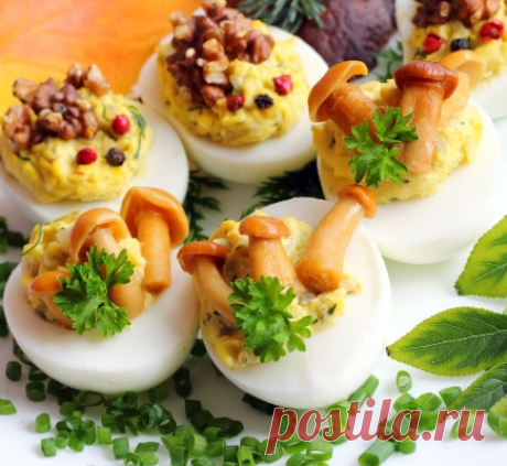 26 вариантов начинки для фаршированных яиц | Четыре вкуса