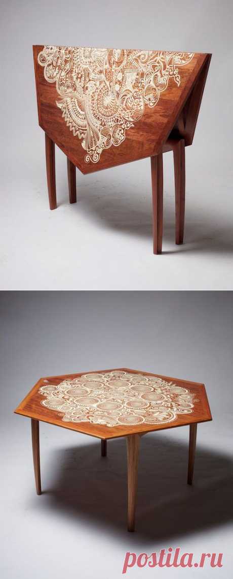 Складной столик с узором | Твой Ремонт!!!