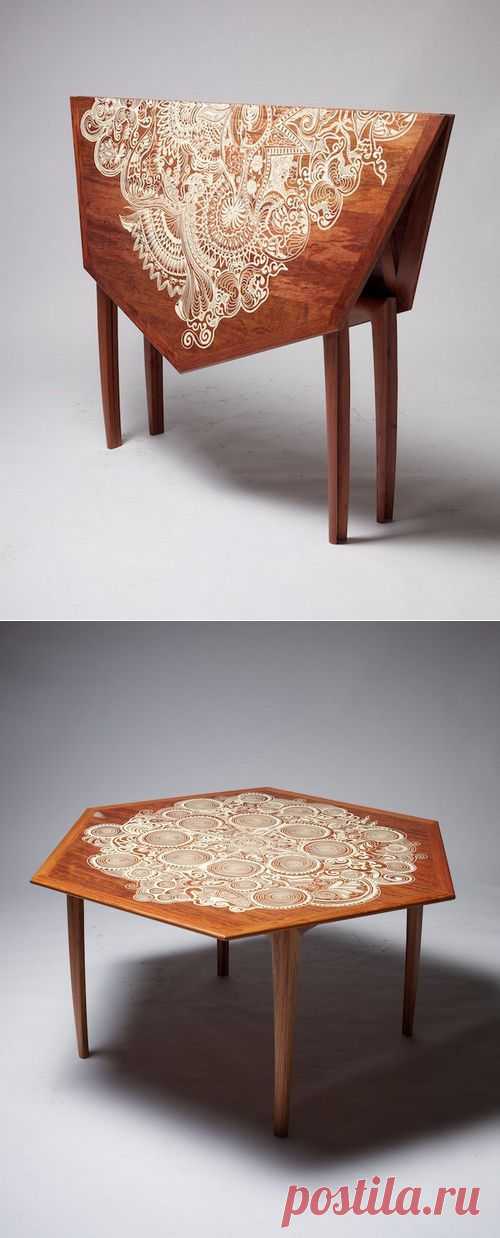 Складной столик с узором | Твой Ремонт!!!