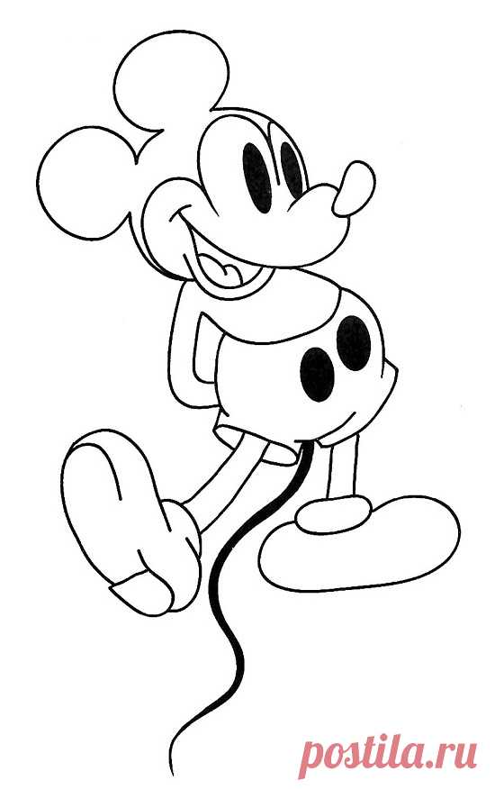 Мышонок - аппликация