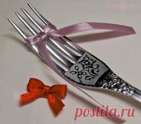 Бантики и помпончики на вилке! (быстро и просто) | ЖЕНСКИЙ МИР