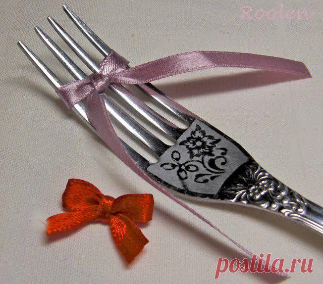Бантики и помпончики на вилке! (быстро и просто) | ЖЕНСКИЙ МИР