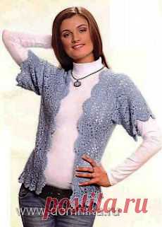 Жакеты » Вязание крючком и спицами схемы и модели