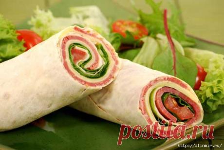 20 популярных начинок для рулета из лаваша