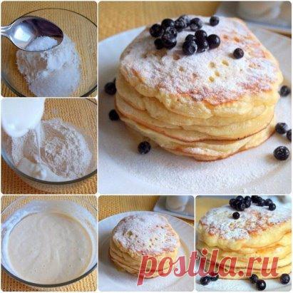Оладьи на йогурте