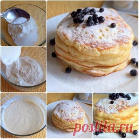 Оладьи на йогурте