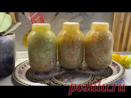 Капуста квашенная / Скорый рецепт за 3 дня (от Зои) 27 октября 2022 г.
