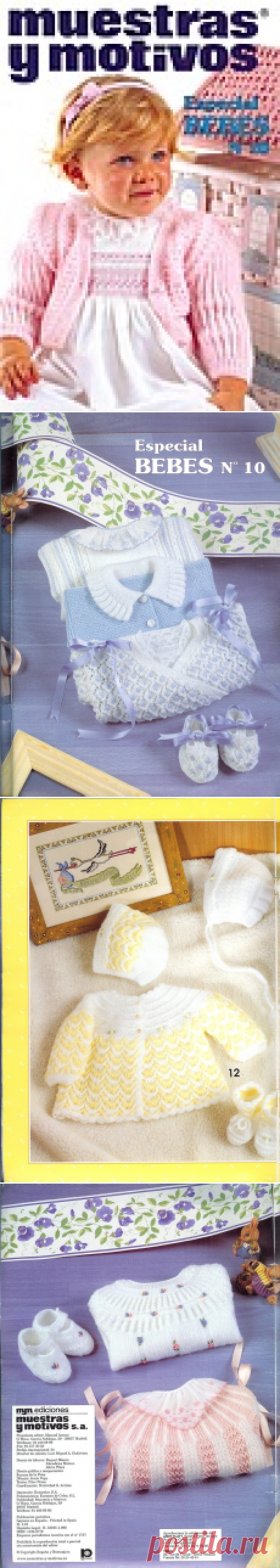 Журнал : muestras y motivos Especial Bebes 10 .