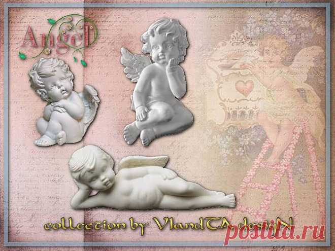 картинки PNG для декупажа "АНГЕЛЫ" - 10 Января 2017 - VIandTA desigN* - картинки PNG для декупажа