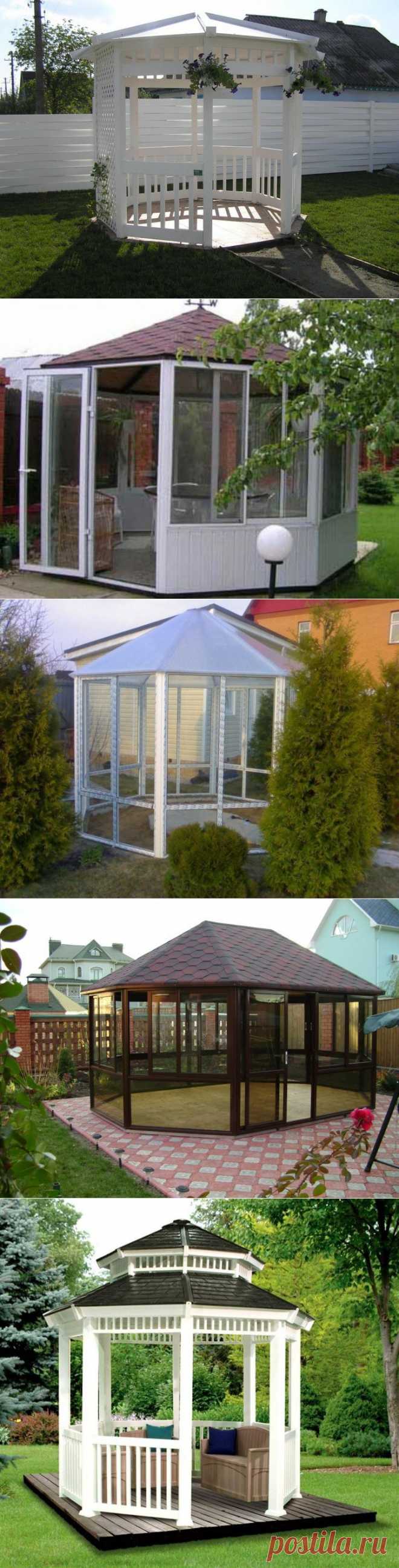 Пластиковые беседки для дачи | 6 соток