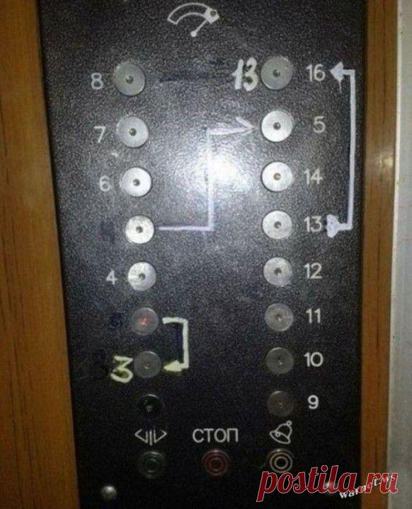 Лифты в русских многоэтажках | ОБОРЖАКА ;)