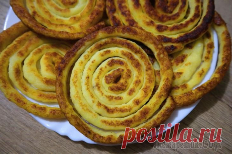 Картофельные спиральки