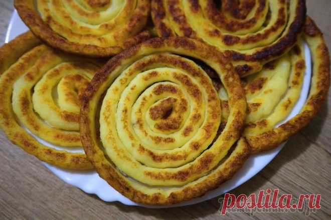 Картофельные спиральки