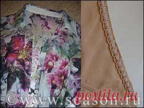 Клуб любителей шитья Сезон - сайт, где Вы можете узнать все о шитье - Воздушная петля из шнура рулика