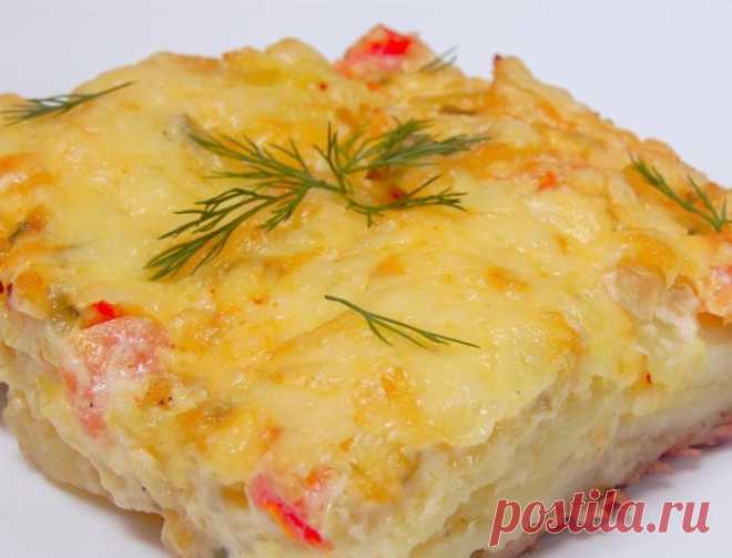 Свинина с картофелем под сырной шубой - Dynastyofchefs.ru