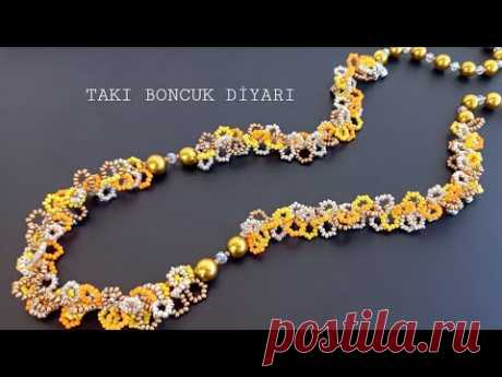 YAZ SAHİL KOLYESİ YAPIMI /SUMMER BEACH NECKLACE MAKING /NECKLACE TUTORİAL