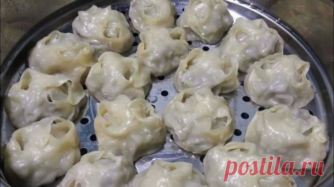 Вот, как нужно готовить МАНТЫ! Все дело в тесте!
