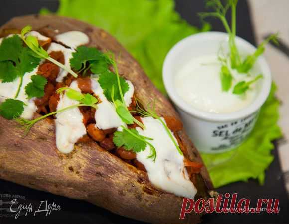 Фаршированный батат — Пошаговый рецепт приготовления с фото 2025 | Простые и вкусные рецепты в домашних условиях EdimDoma.ru