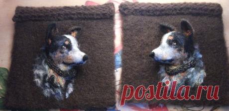 Декоративные накладные карманы выполнены в технике сухого валяния, с использованием шерсти, мохера, пряжи альпака, бисера.