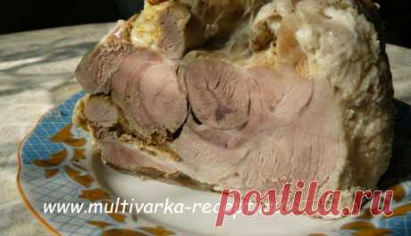 Домашняя буженина приготовленная в мультиварке