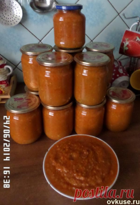 Икра кабачковая заморская, почти, как магазинная! - Простые рецепты Овкусе.ру