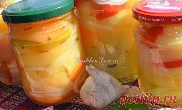 ПЕРЕЦ СЛАДКИЙ МАРИНОВАННЫЙ НА ЗИМУ — КУДА ВКУСНЕЕ, ЧЕМ ЛЕЧО — Домашний ресторан