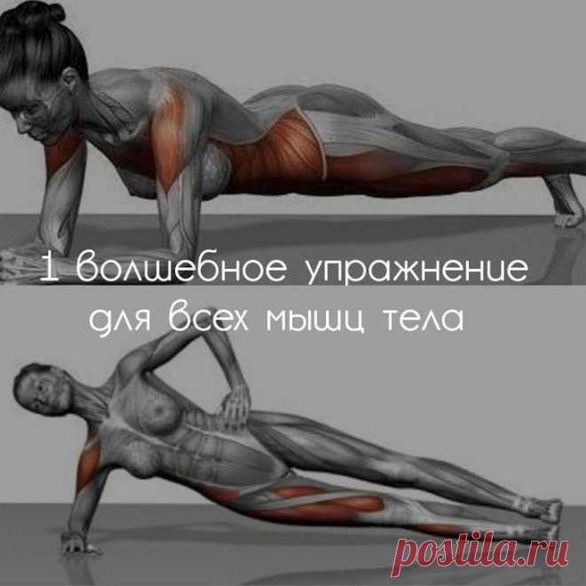1 волшебное упражнение подтянет все мышцы вашего тела — потрясающе быстрый результат!