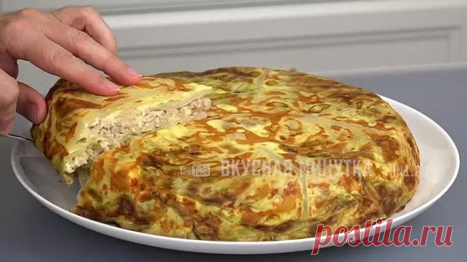 Вместо риса добавляю сырой КАРТОФЕЛЬ! Семья В ВОСТОРГЕ! Капустная слоёнка