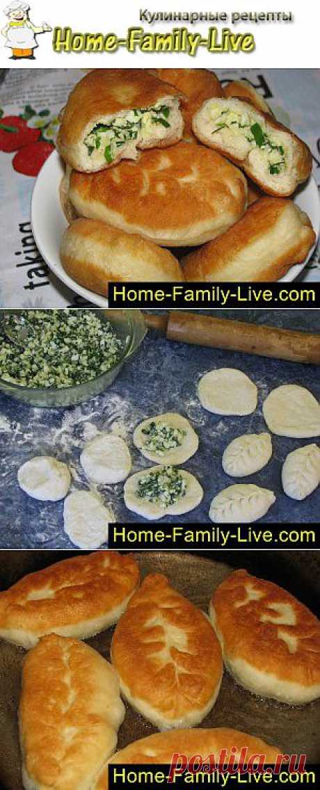 Пирожки с луком и яйцом - пошаговый фоторецепт - жаренные пирожки с лу | Кулинарные рецепты