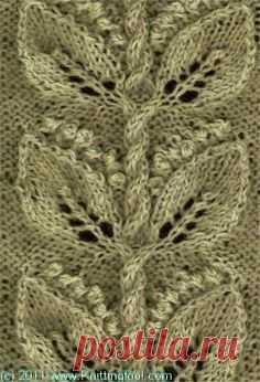 Lily of the Valley stitch pattern. Lovely! Via there are…